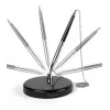 Stalinis rašiklis Forpus 0,7 mm, juodas, su grandinėle 1207-009