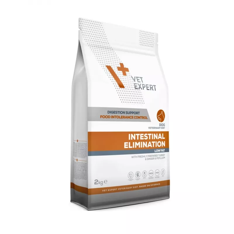 Sausas šunų maistas VETEXPERT Veterinary Diet Intestinal Elimination, veterinarinė formulė, 2 kg, kalakutiena, 31% baltymų