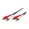 LogiLink 2xRCA - 2xRCA - 2,5 m - 2 x RCA - 2 x RCA - Nikelis (CA1039)