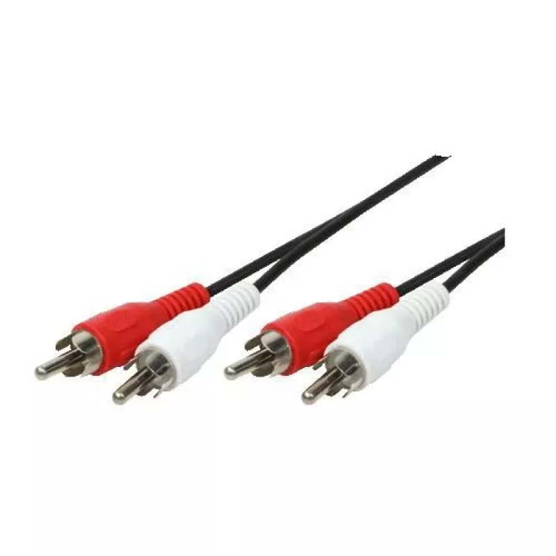 LogiLink 2xRCA - 2xRCA - 2,5 m - 2 x RCA - 2 x RCA - Nikelis (CA1039)