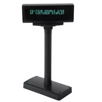 Customer Pole Partner Tech CD-7220 — klientų rodymo stulpas, modelis 35722027, vienos eilutės LED ekranas