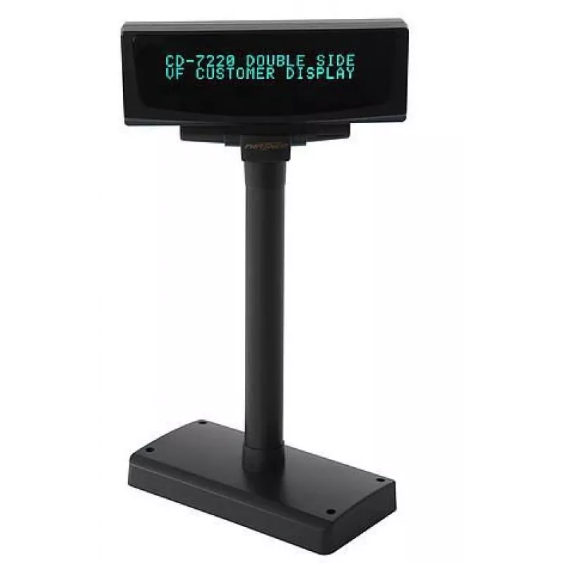 Customer Pole Partner Tech CD-7220 — klientų rodymo stulpas, modelis 35722027, vienos eilutės LED ekranas