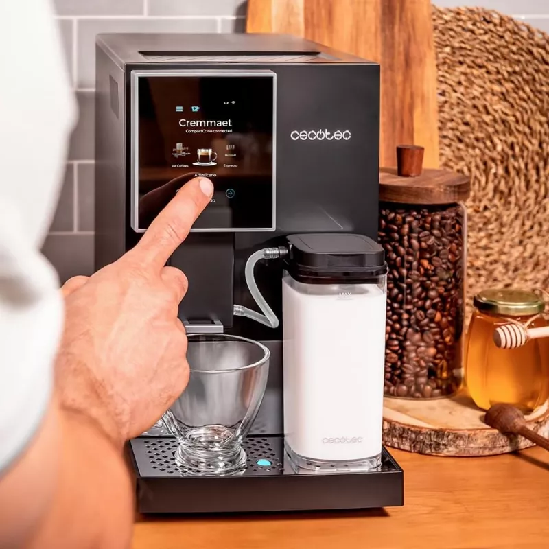 Espreso kavos aparatas CECOTEC Cremmaet Compactccino Connected 1460W juodas