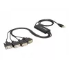 DeLock USB2.0 > 4 x Serial adapteris – nuosekliojo prievado adapteris – USB – RS-232 x 4 (61887)