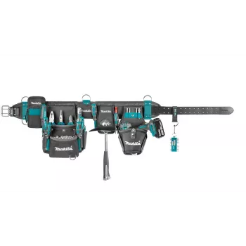 Makita E-15235 sunkiųjų darbų įrankių diržų rinkinys su nešiojimo dėklais