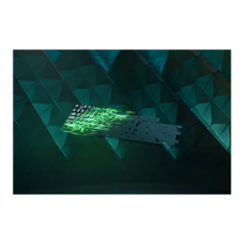 Laidinė žaidimų klaviatūra Razer Huntsman V2 — spragsintys Purple optiniai jungikliai, RGB LED
