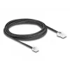 DeLOCK telefono laidas RJ45 kištukas – RJ11 kištukas, juodas, 3 m