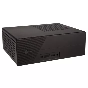 Mini-STX korpusas Akasa Cypher ST V2, juodas, 2,5 colio diskams