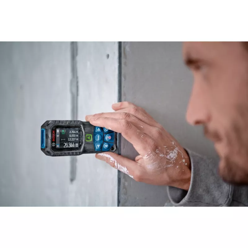 Bosch GLM 50-27 CG Professional lazerinis atstumo matuoklis Juoda, Mėlyna 50 m