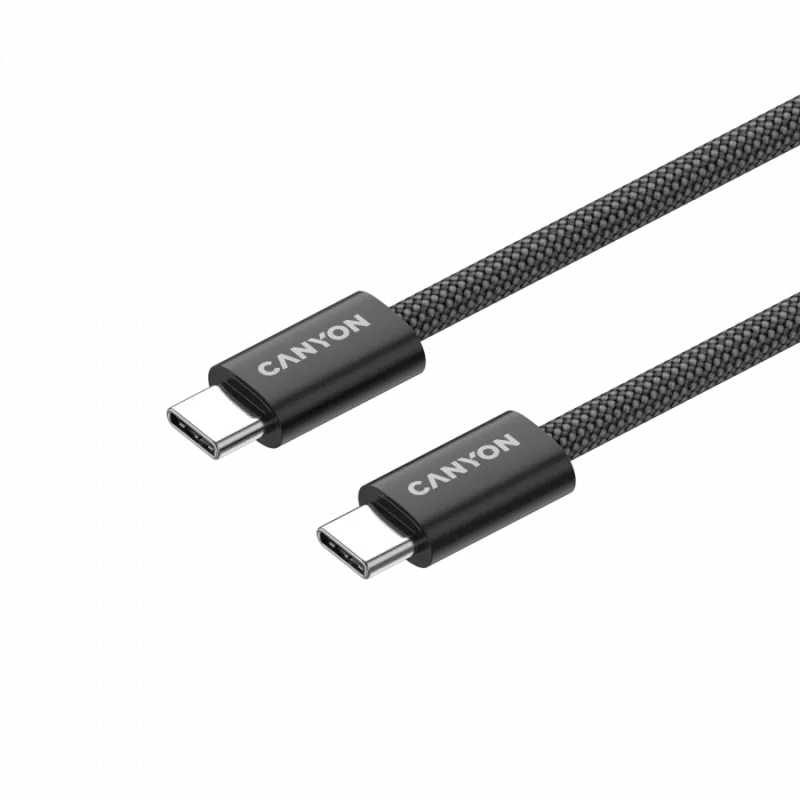 CANYON laidas OnWire 60MG C-C 60W magnetinis pintas 1m juodas