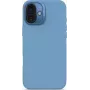 Silikoninis nugarėlės dėklas Decoded, skirtas iPhone 16 Plus, antimikrobinis, šviesiai mėlynas