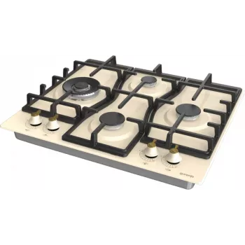 Gorenje GW6D42CLI kaitlentė Smėlio spalvos Integruojama 60 cm Dujinė 4 zonos (-ų)