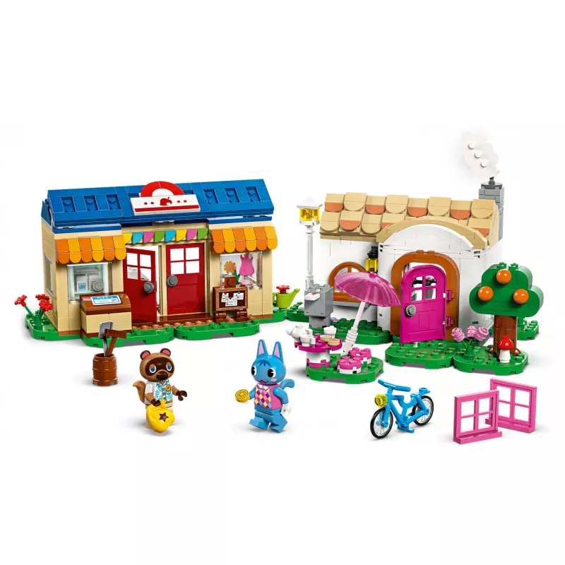Konstruktorius LEGO 77050 Animal Crossing Nook's Shop Sophie's House rinkinys – modulinis žaidimų rinkinys