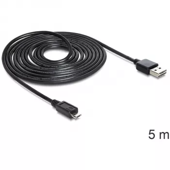 USB laidas DeLOCK EASY-USB 2.0-A į Micro-B 5 m