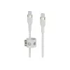 Belkin BOOSTCHARGE PRO Flex USB kabelis 3 m USB 2.0 USB C Baltas (CAB011BT3MWH)