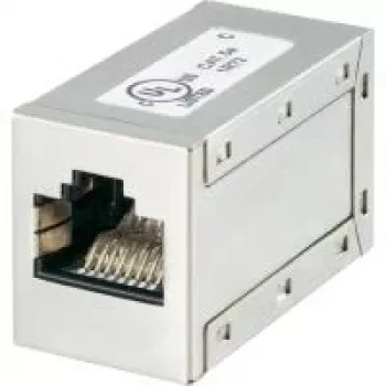 Ethernet RJ45 adapteris Renkforce CAT 5e 1x lizdas 1x RJ45 baltas