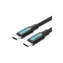 USB-C į USB-C laidas / 1 m, juodas, Cosbf Vention