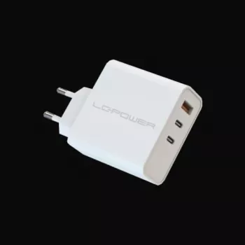 Vidinis įkroviklis LC-Power LC-GAN-65 Universalus kintamosios srovės greitasis įkroviklis baltas