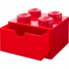 LEGO stalo stalčius 4, dėžutė raudona, su stud'ais