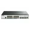 D-Link 52 prievadų Gigabit krovimo POE išmanusis valdomas jungiklis su 4 x 10G SFP+