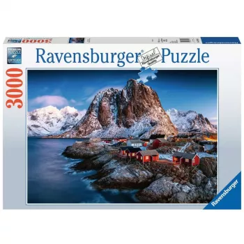 Dėlionė Ravensburger Lofoten Norvegija 3000 vnt. Kraštovaizdis