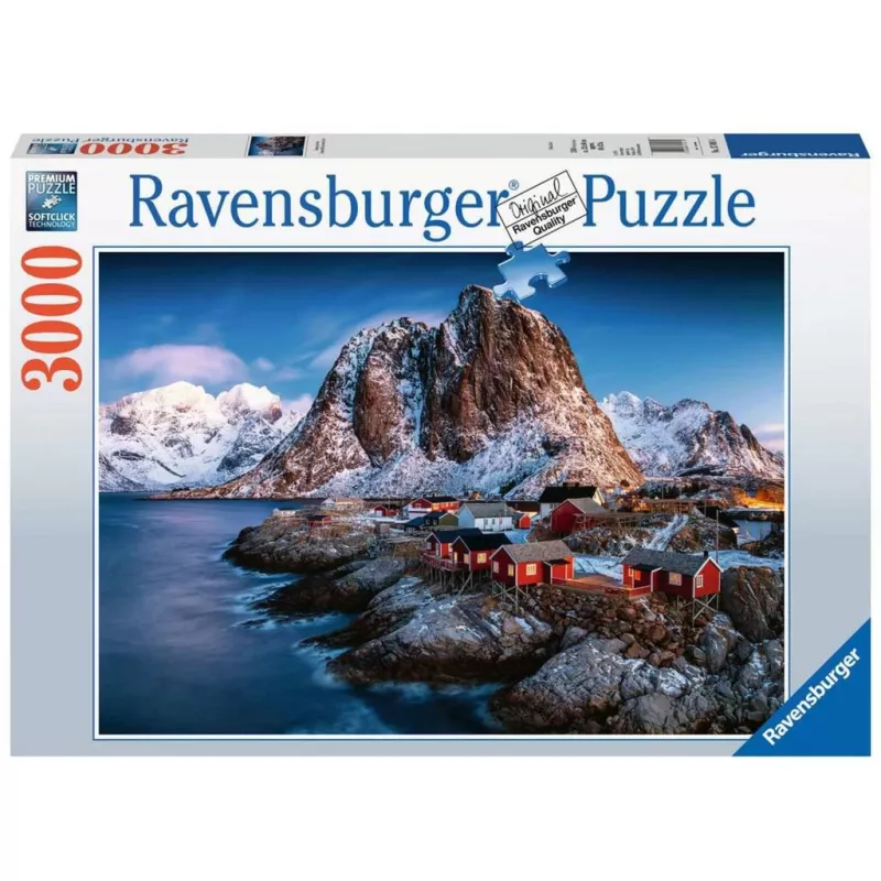 Dėlionė Ravensburger Lofoten Norvegija 3000 vnt. Kraštovaizdis