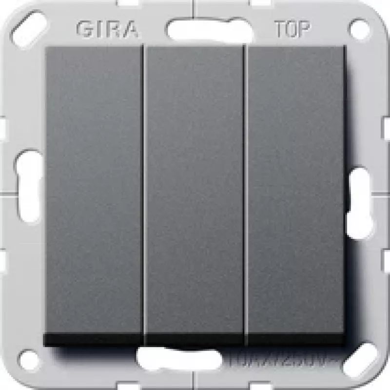 GIRA 284428 elektros jungiklis 1P antracitinis (284428)