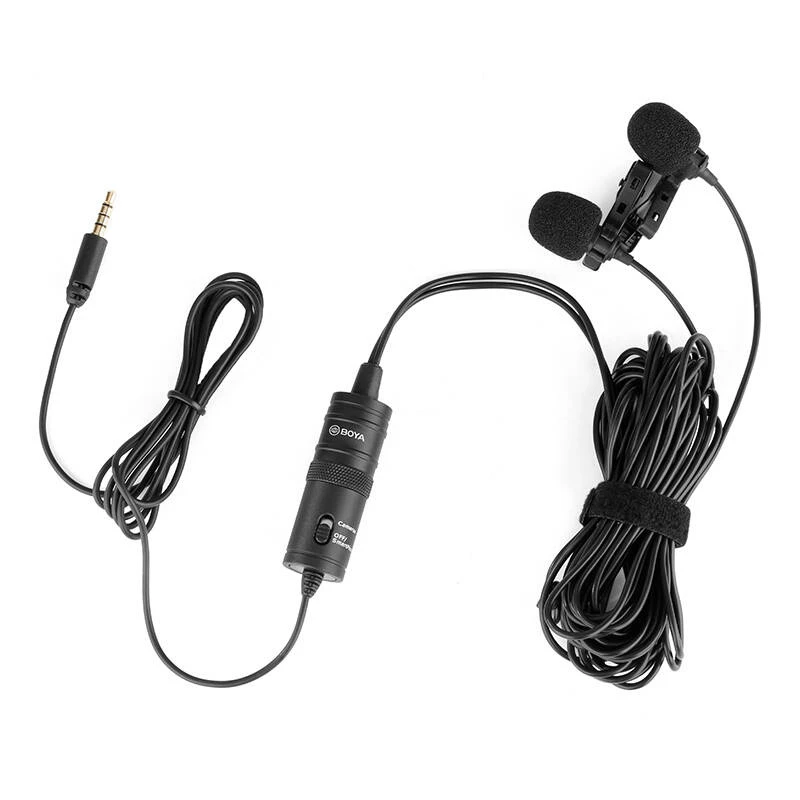 Boya BY-M1DM lavalier mikrofonas