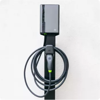 Wallbox Green Cell GC EVGC021B2275 3.6-22 kW 7.5 m NFC Pilka Aliuminis