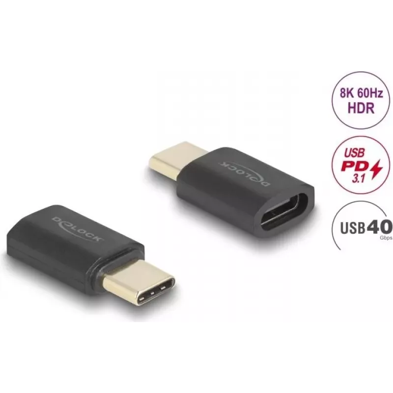 USB adapteris DeLOCK 60237 40 Gb/s USB Type-C PD 3.1 240 W