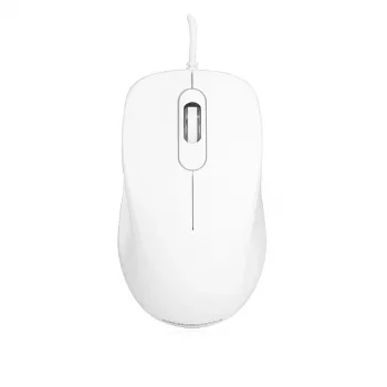 MODECOM M10 M-MC-0M10-200 Pelė (optinė, 1000 DPI, balta spalva) (M-MC-0M10-200)