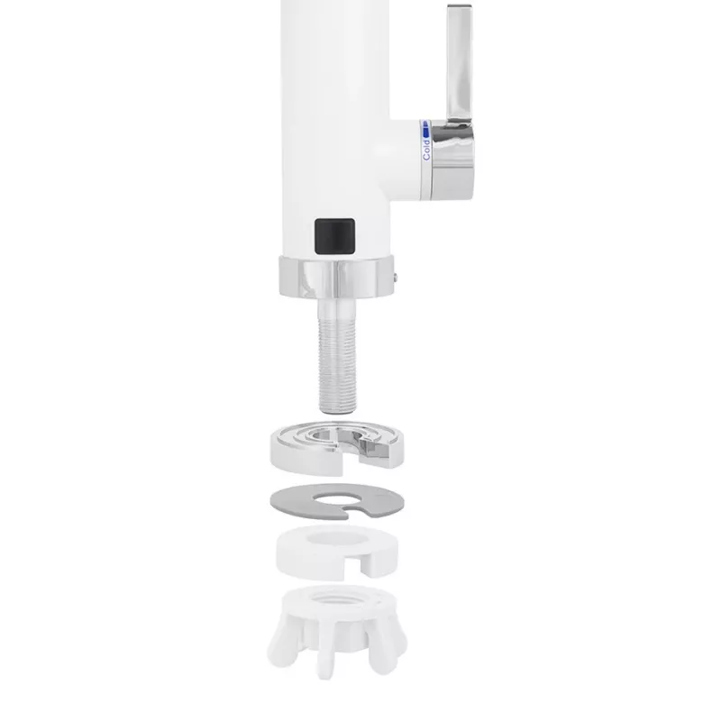 Momentinis vandens šildytuvas NOVEEN IWH460 4600W 220–240V, betalės taškinio naudojimo, 2,5 l/min, IPX4, LED ekranas
