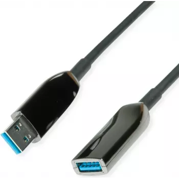 ROLINE USB laidas 12.04.1076 USB 3.2 Gen 1 15 m USB A juodas