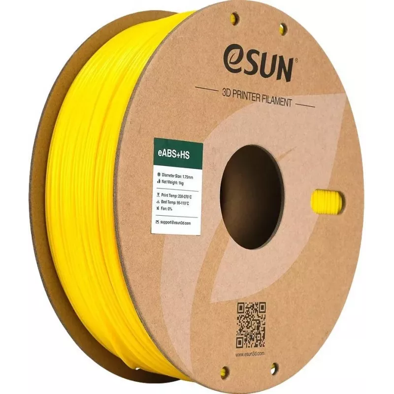 EABS 1,75mm GELTONAS 1kg ESUN 3D SIŪLAS (eABSP175Y1)