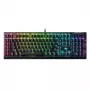 Razer JuodaWidow V4 X mechaninė žaidimų klaviatūra, geltonas jungiklis, JAV išdėstymas, laidinė, juoda Razer