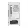 PC Midi Tower korpusas DeepCool CG380 3F WH — Baltas, 235×437×451 mm, palaiko 2,5 colio/3,5 colio, maitinimo blokas apačioje, 3x 120 mm ventiliatoriai sumontuoti