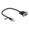 Tinklo kabelis DeLOCK 88008 juodas 0,3 m RJ-45