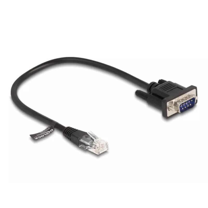 Tinklo kabelis DeLOCK 88008 juodas 0,3 m RJ-45