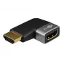 Pro Plus - HDMI - Kampinis adapteris 90° vertikalus - Juodas
