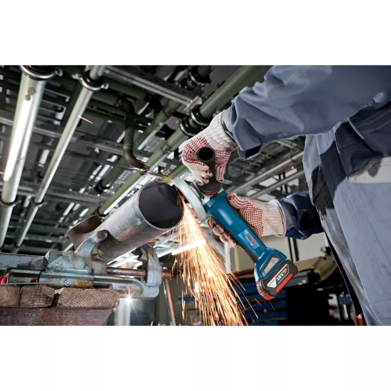 Bosch GWS 18V-10 P PROFESSIONAL kampinis šlifuoklis 9000 aps./min 1000 W 1,9 kg