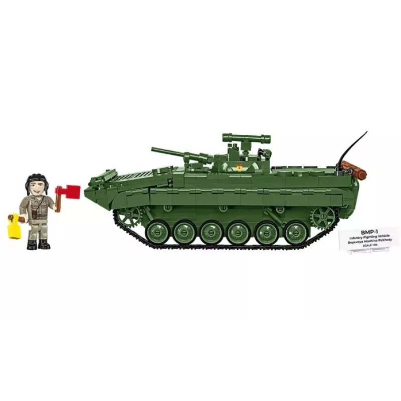 Konstruktorius Cobi Blocks BMP-1 758 dalys – mastelio modelio statybiniai blokeliai