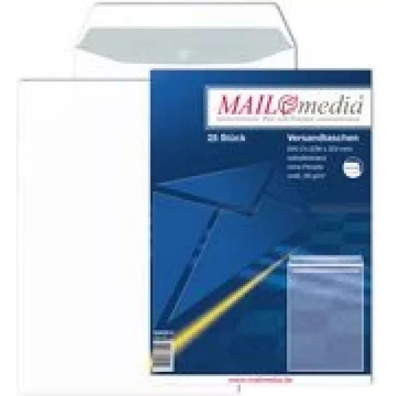 Pašto maišelis MAILmedia C4 lipnus 90 g/m², svoris 15,9 g