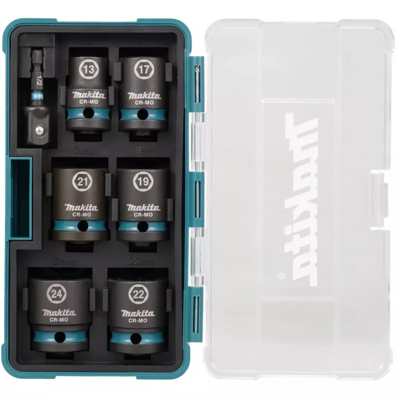 Makita E-16592 smūginis lizdas Smūginių lizdų rinkinys Juoda, Žalsvai mėlyna