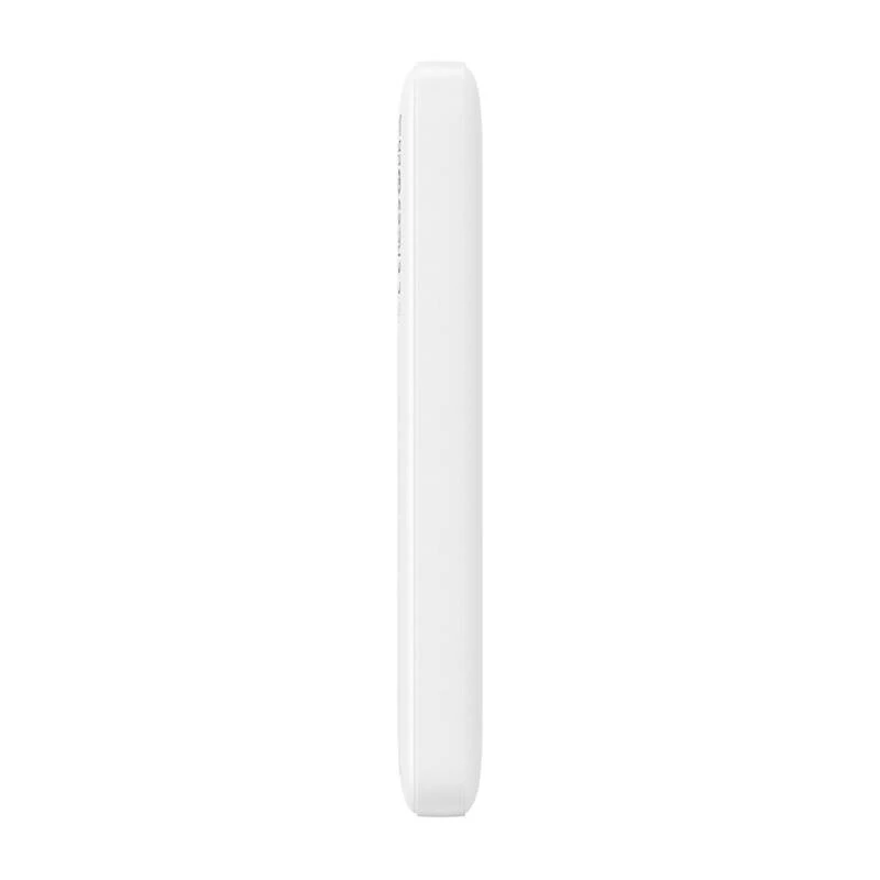 Baseus Airpow ličio polimerų išorinė baterija 10000 mAh 20 W Balta