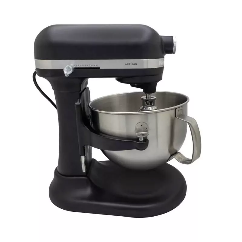KitchenAid 5KSM60SPXEBM stacionarus plaktuvas 375 W juoda, pilka, nerūdijantis plienas