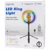 LogiLink išmaniojo telefono žiedinė lemputė su asmenukių lazda / trikoju, DM 20cm (AA0156)