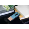 man and wood išmaniojo telefono dėklas Samsung Galaxy S9 Plus – džinsinė juoda