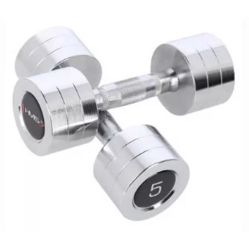 HMS Fitness CHD05 fiksuoto svorio hantelis 5 kg 2 vnt.