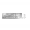 CHERRY DW 9100 plonas klaviatūra Pelė įtraukta Universali RF belaidė + Bluetooth Nordic Sidabrinė