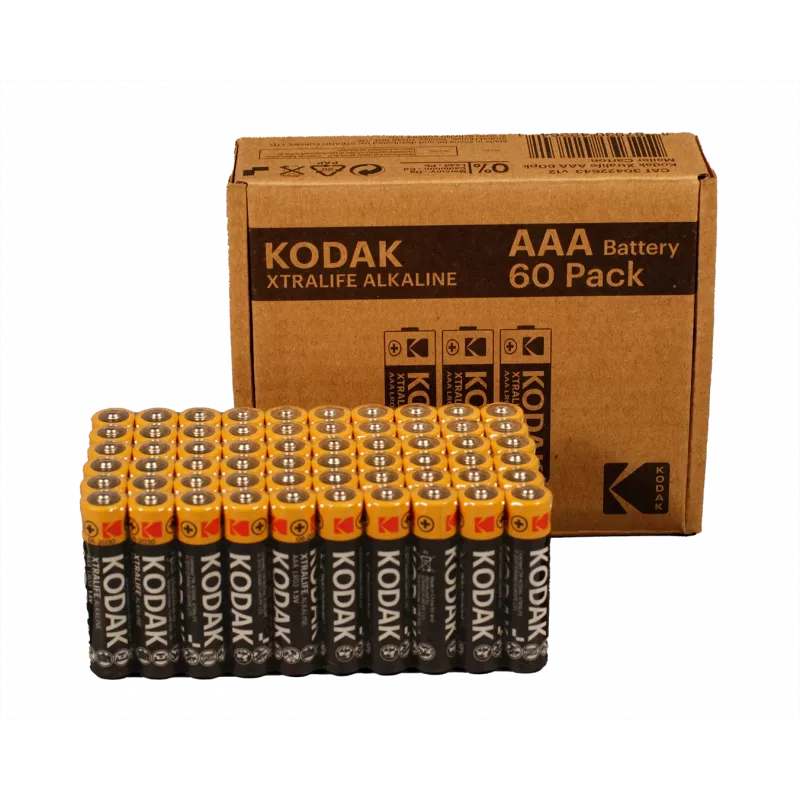 Kodak XTRALIFE šarminė AAA baterija (60 vnt.)